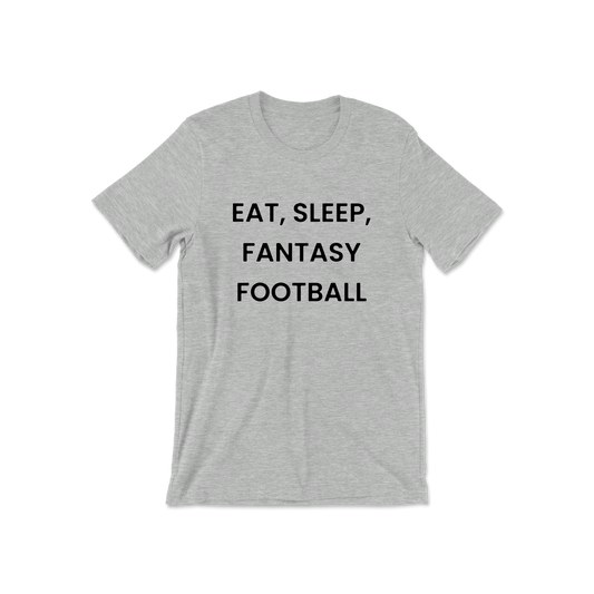 Eat Sleep Fantasy Football Short Sleeve Tee