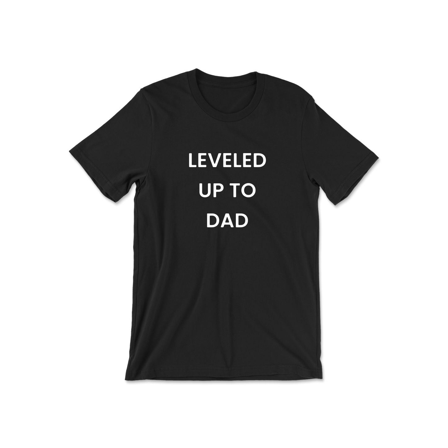 Leveled Up To Dad Short Sleeve Tee