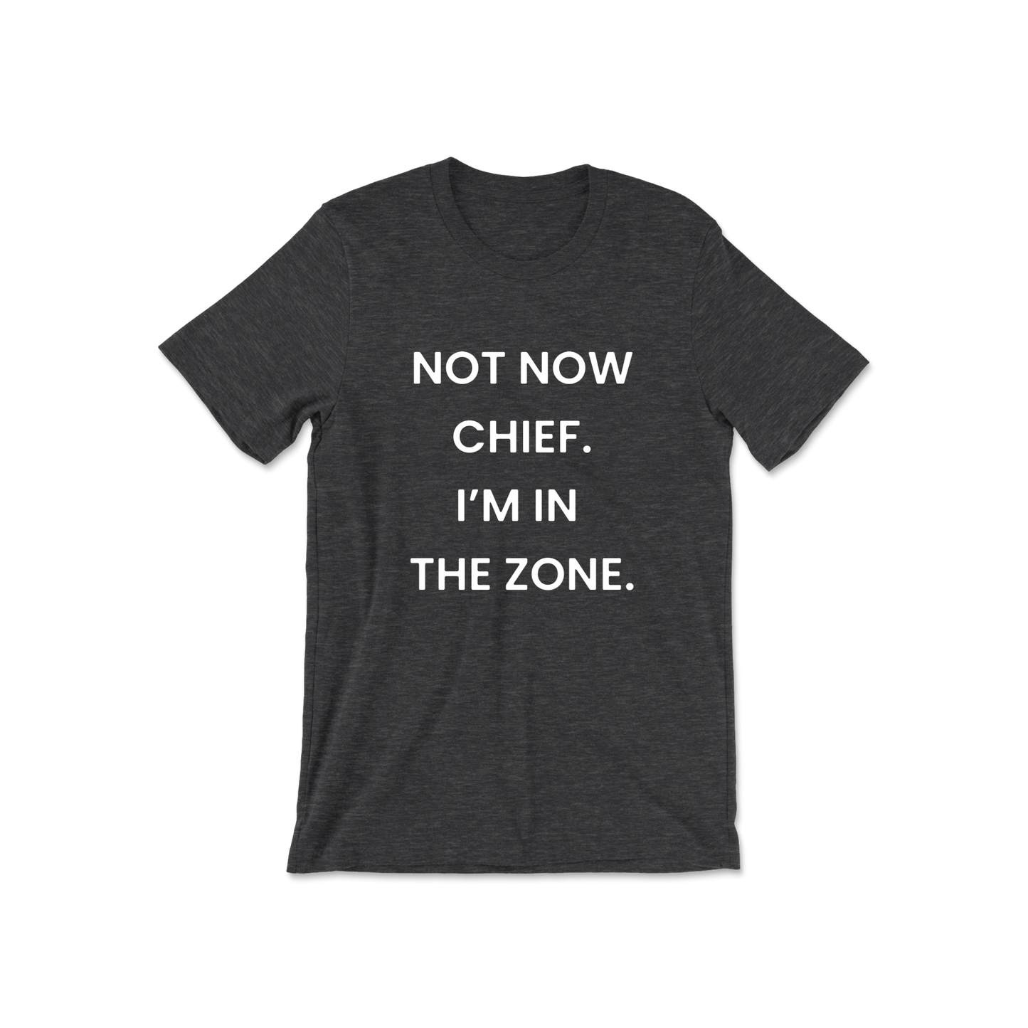 Not Now Chief I'm In The Zone Short Sleeve Tee